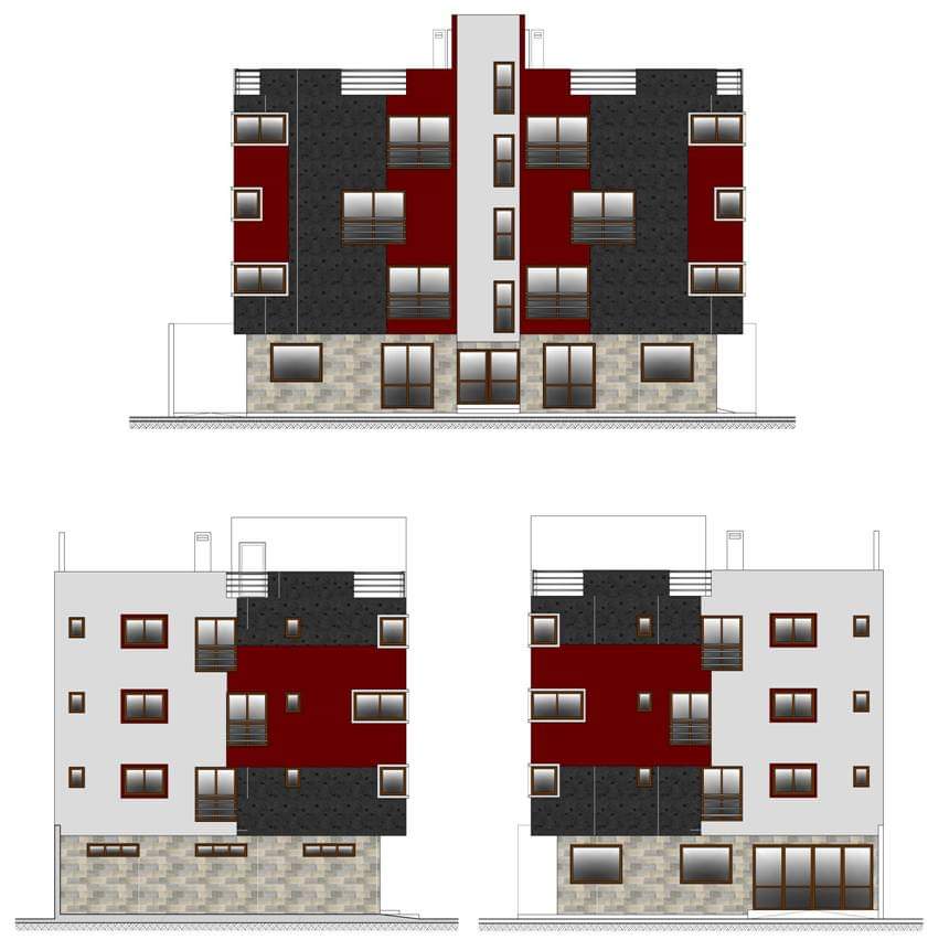 Estudio de fachadas — imagen facilitada para la visión de CM Industria & Construcción